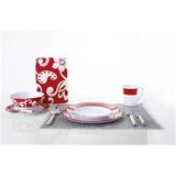 High-Line Sierra Red, 20 parça melamin yemek takımı