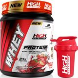 High Nutrition Hey Protein 480 gr Çilek Aromalı Protein Tozu 24 gr Protein 16 Servis