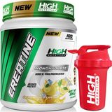 High Nutrition Micronized Creatine Monohydrate 300 gr 100 Servis Kreatine Limon Aromalı Shaker Hediyeli