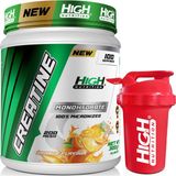 High Nutrition Micronized Creatine Monohydrate 300 gr 100 Servis Kreatine Portakal Aromalı Shaker Hediyeli