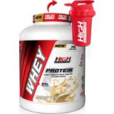 High Nutrition Whey Protein 2280 gr Beyaz Çikolata Aromalı Protein Tozu 24 gram Protein 76 Servis Shaker Hediye