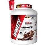 High Nutrition WHEY PROTEİN 2280 GR ÇİKOLATA A. PROTEİN TOZU 24 GRAM PROTEİN 76 SERVİS SHAKER HEDİYELİ
