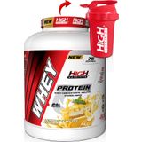 High Nutrition Whey Protein 2280 gr Limon Cheesecake Aromalı Protein Tozu 24 gram Protein 76 Servis Shaker Hediye