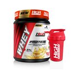 High Nutrition Whey Protein 240 gr Muz Aromalı Protein Tozu 24 gram Protein 8 Servis