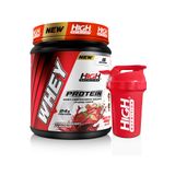 High Nutrition Whey Protein 480 gr Çilek Aromalı Protein Tozu 24 gram Protein 16 Servis