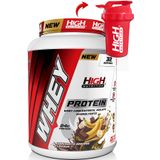 High Nutrition Whey Protein 960 gr Çikolata Muz Aromalı Protein Tozu 24 Gram Protein 32 Servis Shaker Hediye
