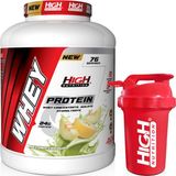 High Nutrition Whey Protein Tozu 2280 gr Kavun Aromalı 24 gr Protein 76 Servis