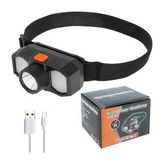 High Power Headlamp USB Şarj Edilebilir Su geçirmez Yüksek Güç Kafa Lambası Led Işık Feneri