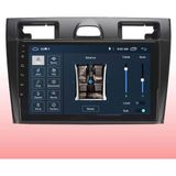 High Sound Araç Multimedya Cihazı - 2+32 / QLED 10 Inch Ekran - Navigasyon - Carplay - Ford Fiesta 05-08 - Vsr