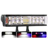High-Tech Kaput Izgara Kırmızı Beyaz Mavi Çakar 15 CM Led Çalışma Lambası Flaş Acil İkaz Sinyal Uyarı Gece Gündüz Çalışan Lamba Yardımcı Sürüş Işık Çubuğu Işık Barları
