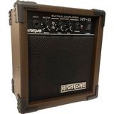 High Tone Kahverengi Hightone 10 Watt Elektro Gitar Combo Amfi Over Drive Kulaklık Çıkışı