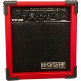 High Tone Kırmızı Hightone 10 Watt Elektro Gitar Combo Amfi Over Drive Kulaklık Çıkışı