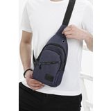 HighClass Su Geçirmez Çapraz Askılı Body Bag Göğüs Omuz Çantası Lacivert