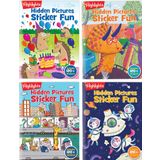 Highlights for Children Öne Çıkanlar Gizli Resimler Çıkartma 3-6 Yaş Çocuklar için Eğlenceli Çıkartma Kitapları, 4'lü Çıkartma Kitabı Paketi, 64 Sayfa Arama ve Bul Çıkartma Etkinlikleri, Kitaplar Boyama Kitabı Olarak İkiye