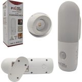 Hightek Hıghtek HT-3256 Galata Sensörlü Lamba Aplik Şarjlı 3 Modlu Beyaz + Günışığı