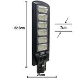 Hightek HT-3905 600W Solar Sokak Lambası Hareket Sensörlü - Kumandalı