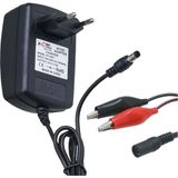 Hightek HT-5057 12VOLT 2.5AMPER Akü Şarj Adaptörü - Siyah