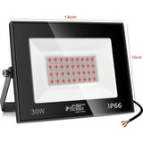 Hightek LED Projektör 30W 36 Smd Slim Kırmızı IP66 Hıghtek HT-0317