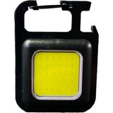 Hightek Napolyon Mini Cob LED Şarjlı 500 Lümen 4 Işık Modlu Anahtarlık ve Şişe Açacağı Özellikli - Siyah