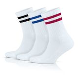 Hightex 3 Çift Yüksek Kalite Penye Pamuk Tabanaltı Havlulu Dikişsiz Ter Emici Kadın/Erkek Aktivite Tenis Trekking Hiking Golf Spor Çorabı 4205 (40/44)