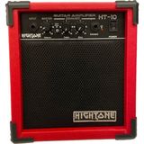 Hightone HT-10 Elektro Gitar Amfisi 10W Kırmızı Renkli Model ile Yüksek Ses Performansı