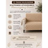 Higliving Kendinden Desenli Dolgun Şönil Koltuk Örtüsü Kaydırmaz Yıkanabilir - 170 X210 - - 170 x 210 cm - Antrasit