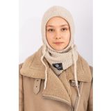 hijabchi Balaklava Triko Bere - Bej