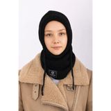 hijabchi Balaklava Triko Bere - Siyah