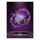 hijazigroup Toppie Soyulabilir Mor Üzüm Aromalı Jel Şeker 72g – Peelable Purple Grape Gummy