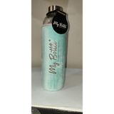 Hikmetlirenk My Bottle Peluşlu Matara 1 Lt - Açık Mavi - Turkuaz