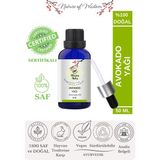 Hikona Heka Avokado Yağı (AVOKADO OİL) Sertifikalı %100 Saf Ve Doğal Soğuk Sıkım 50 ml