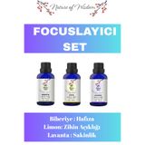 Hikona Heka Hafıza -Zihin Açıklığı- Sakinlik ( Biberiye-Limon-Lavanta Uçucu Yağı) %100 Saf Ve Doğal 3X10 ml SET