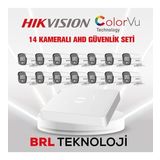Hikvision 14 Kameralı Renkli Ahd Güvenlik Kamera Seti