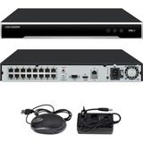 Hikvision 16 Kanal 8MP POE Ip Nvr Kayıt Cihazı DS-7616NI-Q2/16P Gelişmiş Özelliklerle