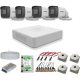 Hikvision 2 MP 4 Kameralı 500 GB Disk Dış Ortam AHD HD-TVI Full Kamera Seti