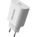 Hikvision 20W Usb-C Iphone 11 12 13 14 15 Pro Max Tüm Serilere Uyumlu Yeni Nesil Hızlı Şarj Aleti Adaptörü - Beyaz