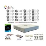 Hikvision 2Mp 16 Kamerali Dis Ortam Ahd Hd-Tvı Colorvu Gece Renkli Kamera Seti 2Tb Disk