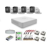 Hikvision 2mp 4 Kameralı Dış Ortam Ahd Hd-tvı Full Kamera Seti 1tb Disk