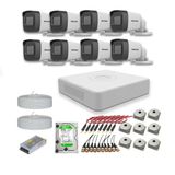 Hikvision 2mp 8 Kameralı Dış Ortam Ahd Hd-tvı Full Kamera Seti 1tb Disk