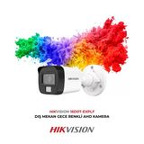 Hikvision 2Mp Gece Renkli Güvenlik Kamerası Ds-2Ce16d0t-Exlpf 2.8Mm Hibrit Light