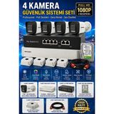 Hikvision 2mp Sesli Ip Kamera Güvenlik Seti Full+Full Garantili 1tb Sıfır HDD Gelecektir - 4 LÜ SET