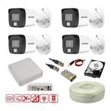 Hikvision 4 Kamerali Gece Renkli 8 Kanal Dvr 500GB HDD - 8 Kanal 500 gb Hdd