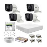 Hikvision 4 Kameralı Güvenlik Kamera Sistemi Yüksek Çözünürlük ve Gelişmiş Görüş Özellikleri