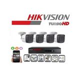 Hikvision 4 Kameralı Güvenlik Paket Set Hdd Dahil