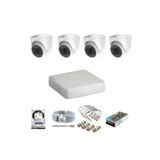 Hikvision 4 Kameralı İç Ortam Güvenlik Kamera Seti 500Gb Hdd