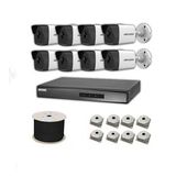 Hikvision 4mp Mikrofonlu 8 Kameralı Tak Çalıştır Hazır IP Kamera Seti Hard Disk Yoktur