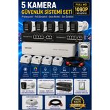 Hikvision 5 Lİ KAMERA SETİ 1 TB HARDDİSK SESLİ IP SET