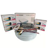 Hikvision 5’li Full HD Güvenlik Kamerası Seti Renkli Gece Görüşlü, Mikrofonlu, Olay Anında Bildirim