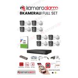 Hikvision 5mp 7/24 Renkli Görüşlü Ahd Güvenlik Kamerası 8'li Set