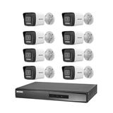Hikvision 8 Kameralı 2 Mp Hybrid Light İp Güvenlik Kamera Seti DS-2CD1023G2-LIUF (Dahili Mikrofonlu)